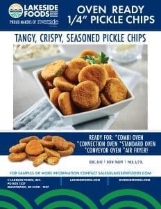 Oven Ready Pickle Chips